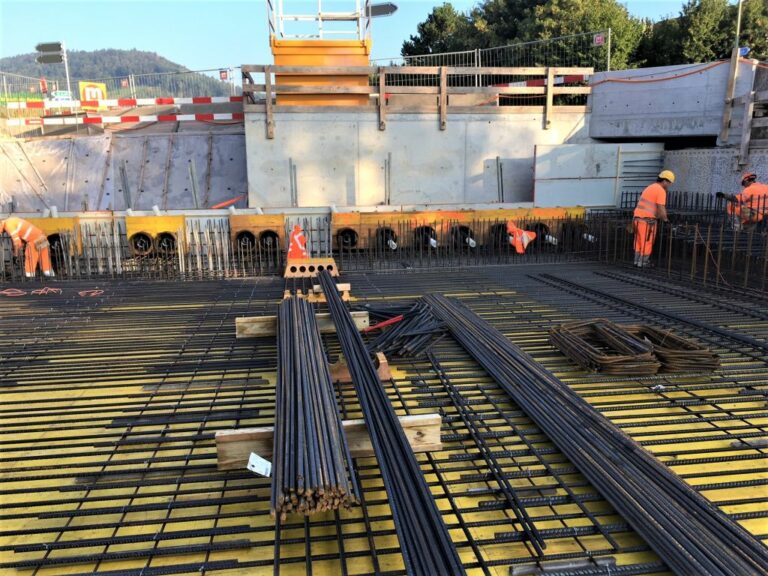 Baustellenansicht 3. Röhre Grubrist