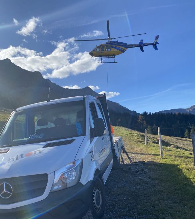 Abhebekontrolle Luftseilbahn Pilatus – Klimsenstütze