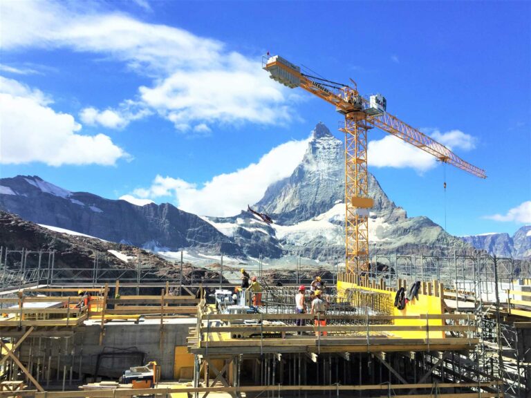 Baustelle Bergstation