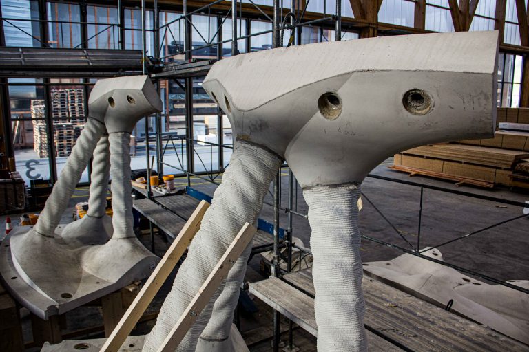 Nahaufnahme eines 3D-Elements