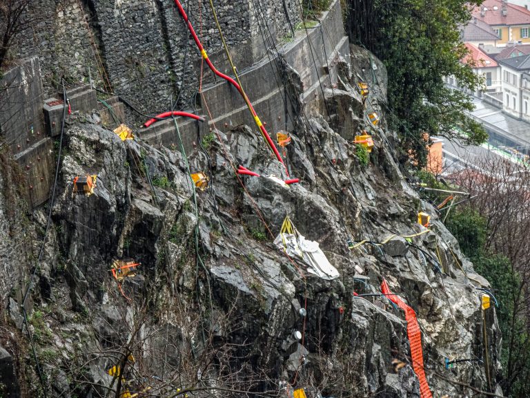 Baustellenansicht im Februar 2024